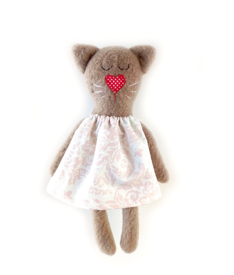 Cat Doll SEWING PATTERN PDF Mini Stuffed Cat Animal Doll | Etsy
