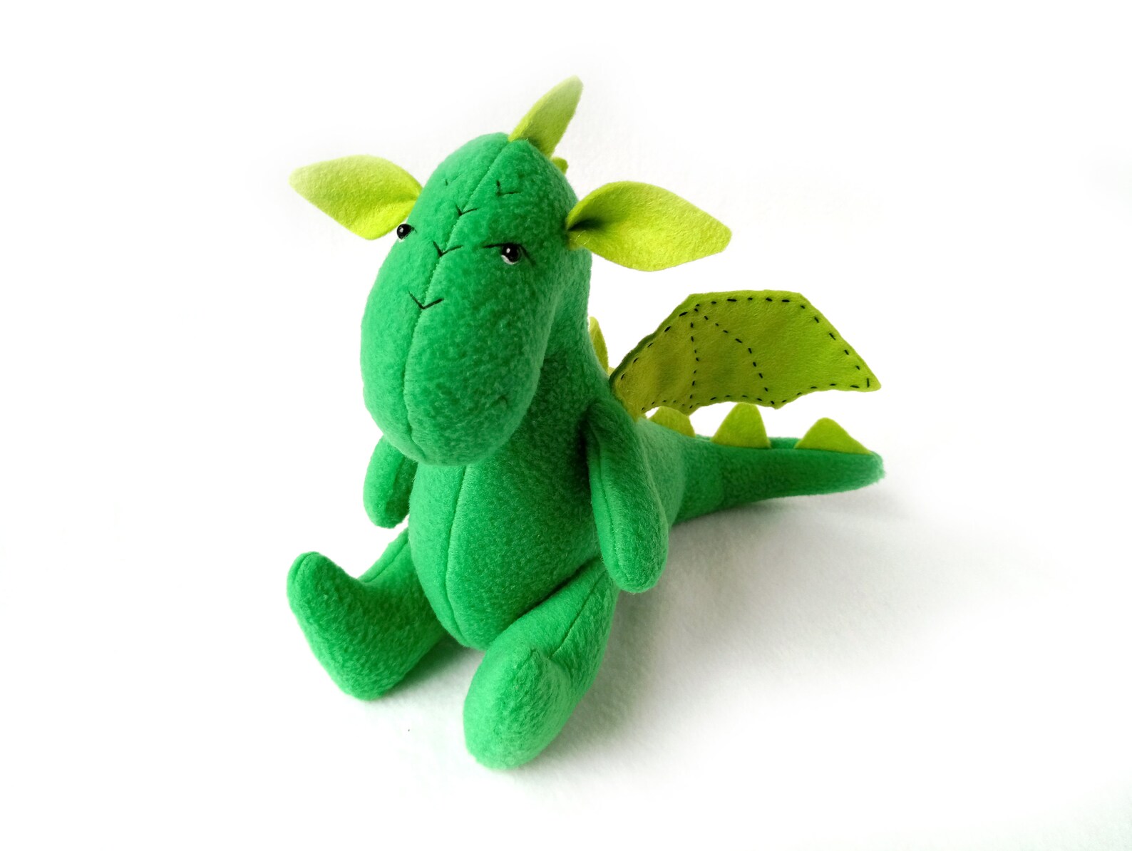 PDF DRAGON Plush Sewing PATTERN Stuffed Animal Soft toy Etsy