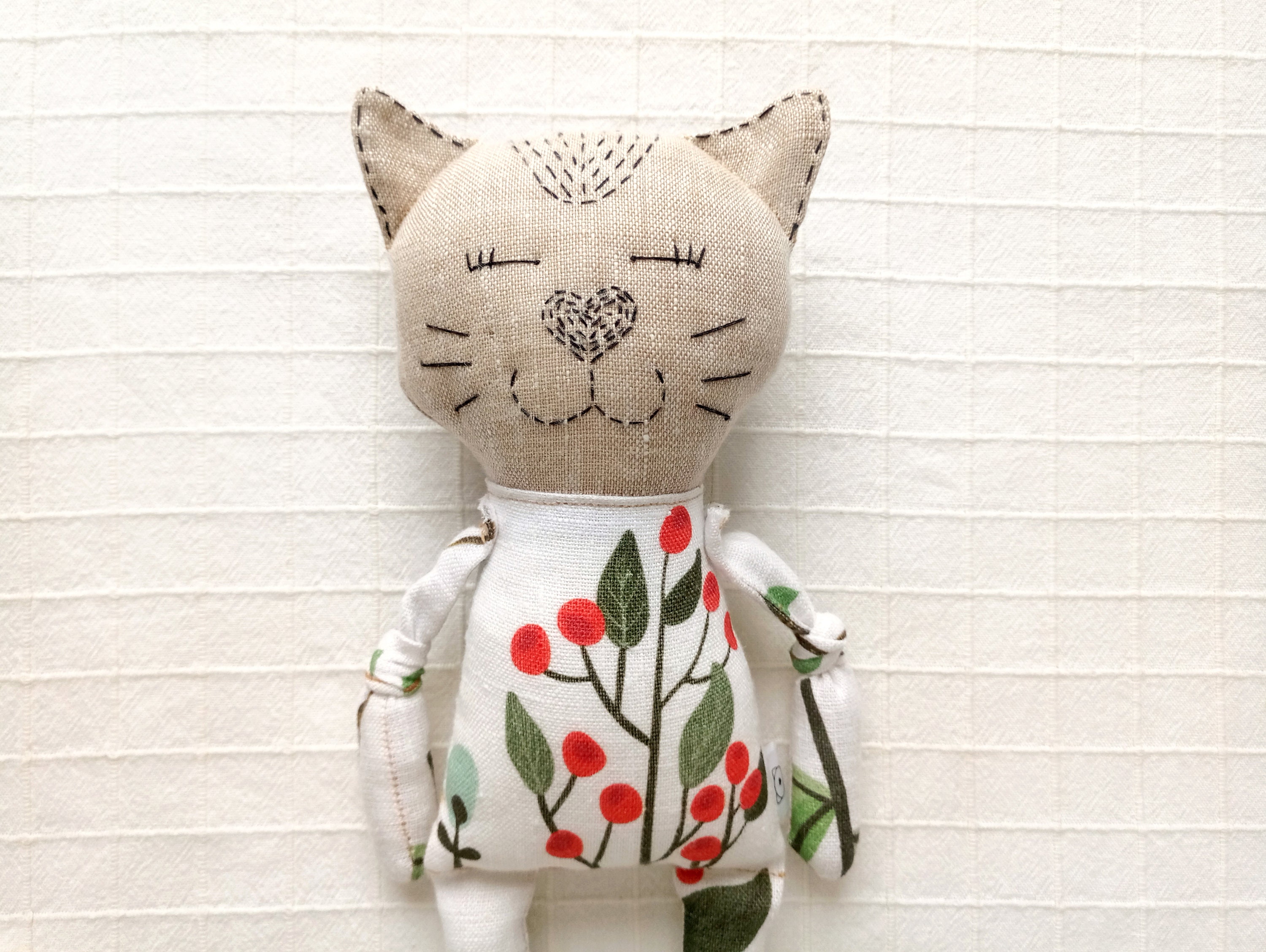 Cat Stuffed Animal Pattern Cat Doll SEWING PATTERN Rag Doll Etsy