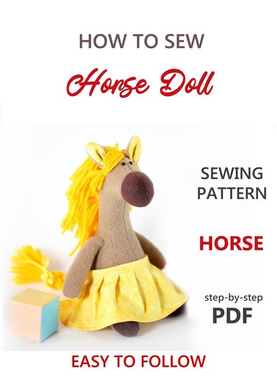 horse stuffed animal pattern