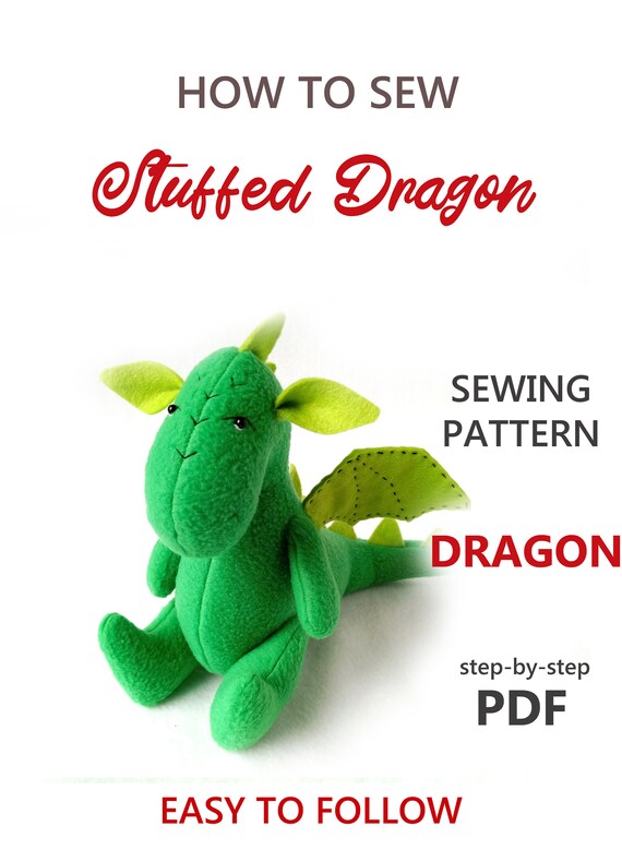 dragon stuffed animal pattern