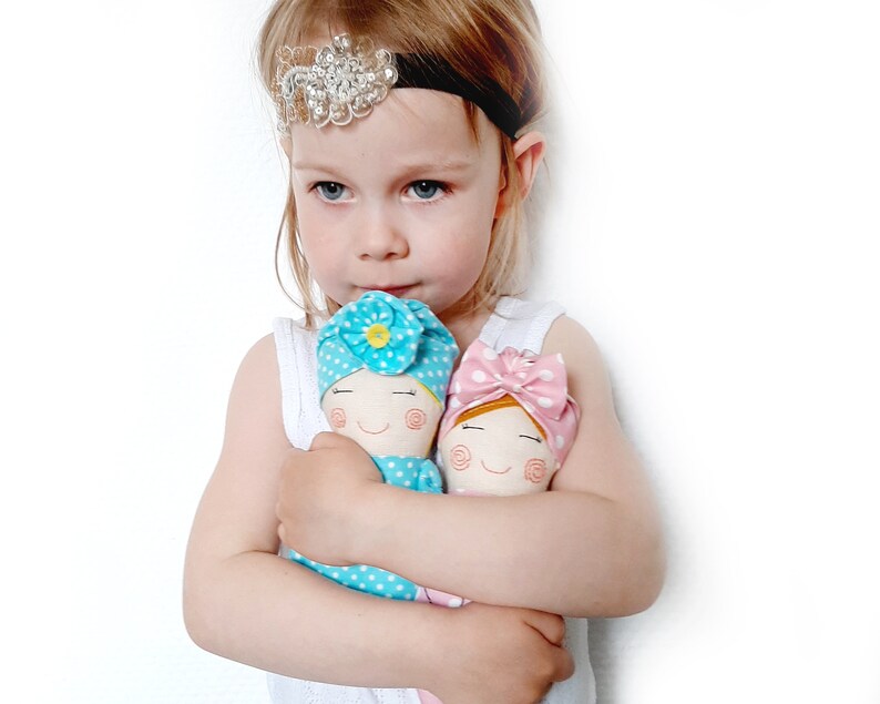 Tiny Rag Doll Pattern for Beginners Handmade Doll Pattern with Turban Cloth Doll SEWING PATTERN PDF /& Tutorial