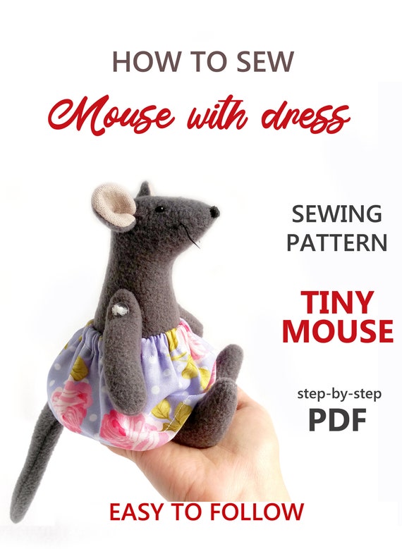 rat stuffed animal pattern