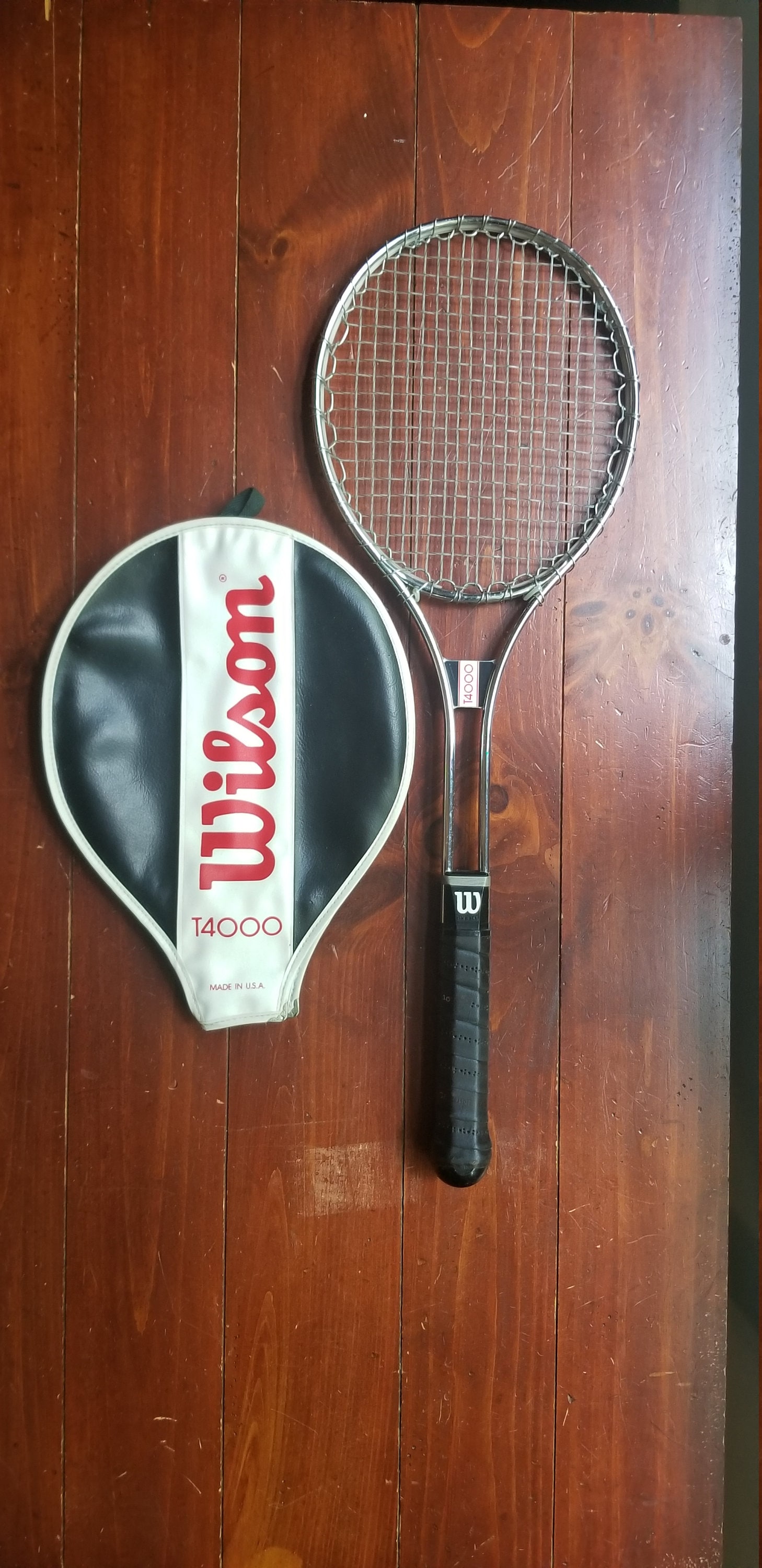 Vintage Wilson T4000 1970s Tennis Racket Racquet & Case Nice Etsy