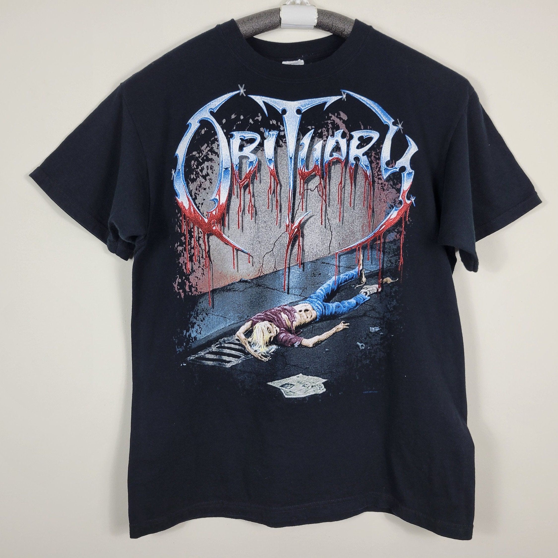 Obituary-slowly we rot set tour shirts-