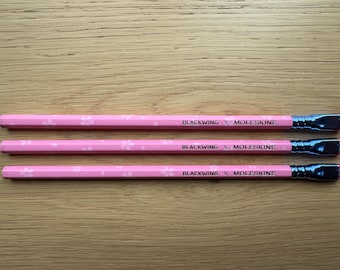 Blackwing x 2025 Moleskine Sakura: 3 lápices (sin cajas)