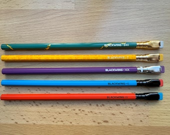 Pack de muestra de Blackwing 2020 Volúmenes: 5 lápices (840, 3, XIX 1.ª edición, 6 de ambos colores)
