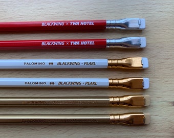 Blackwing Valentine Pack! 6 pencils (2 PMA Diana Golds, 2 TWA and 2 Pearls will be giftwrapped for Valentine’s Day)