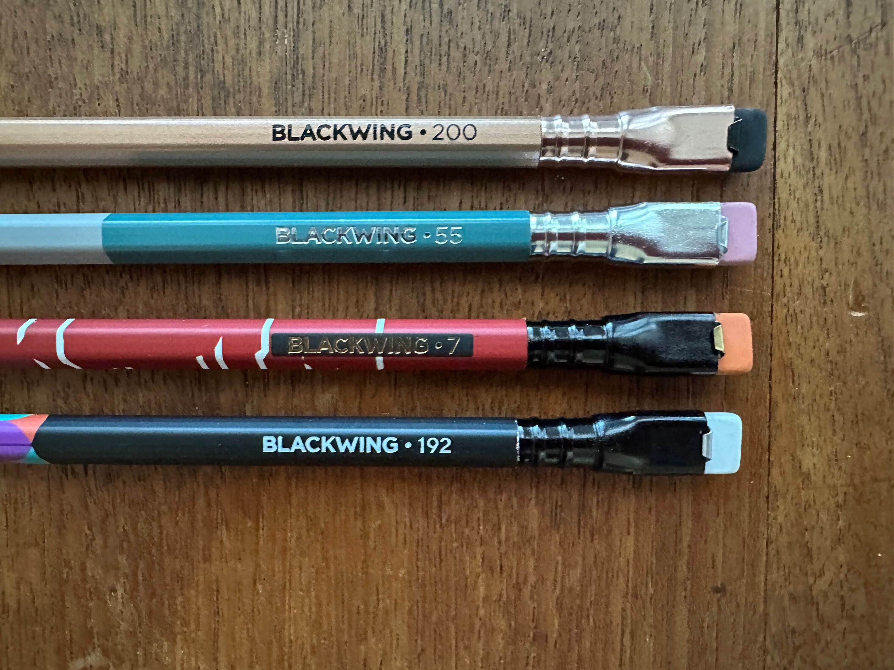 Blackwing Sampler Pack 2022 Volumes. 4 Pencils (200, 55, 7