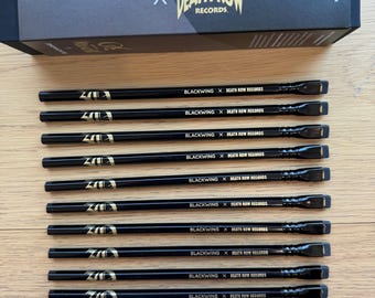 Palomino Blackwing Death Row Records: 12 lápices con caja