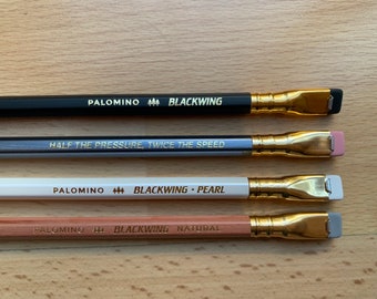 Blackwing Sampler Pack.  4 pencils (Matte, Pearl, 602, Natural)