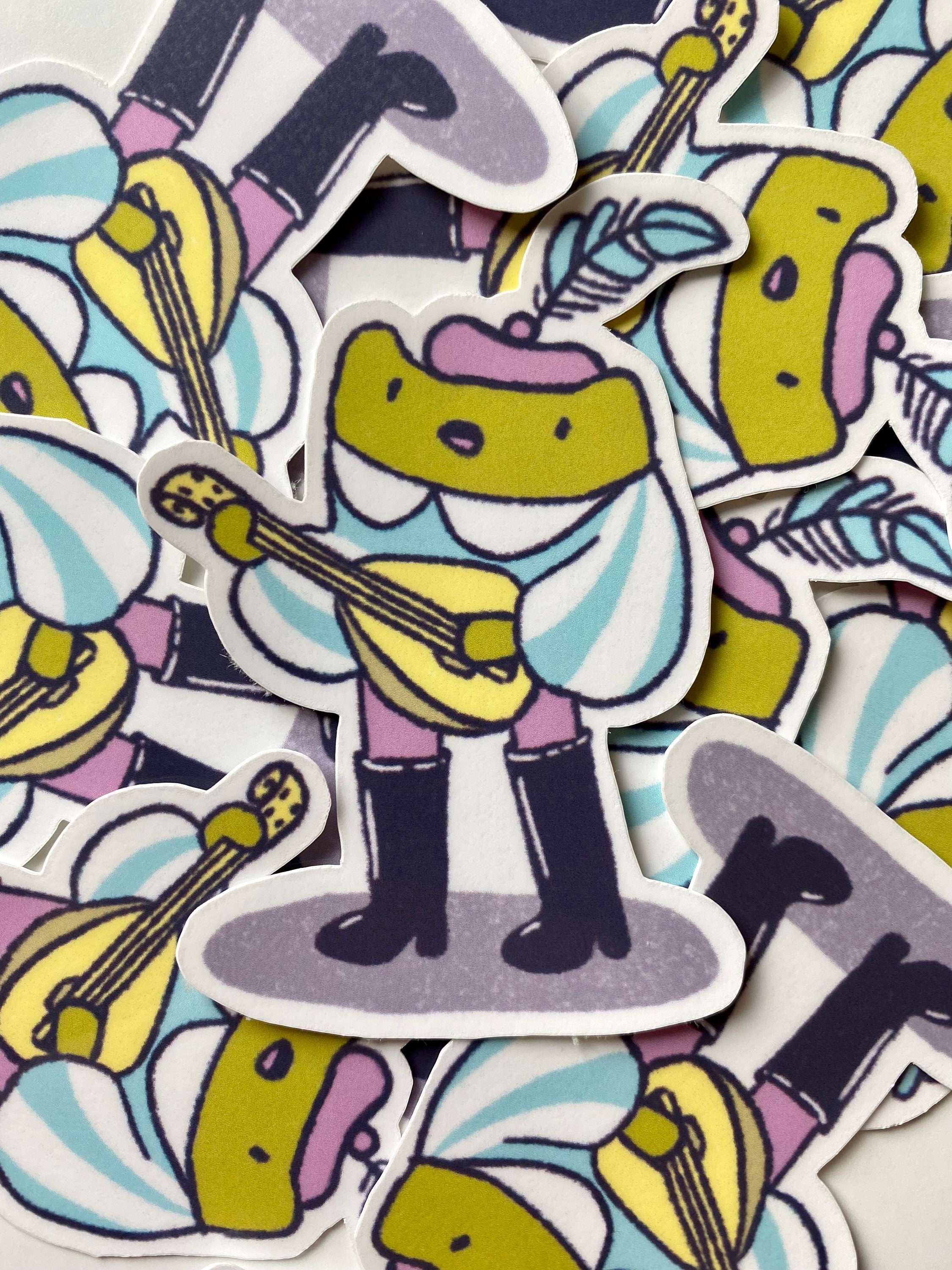Rough Rider Toad Sticker Waterproof Sticker Adventure Toad Bard Edition Stickers Stickers ...