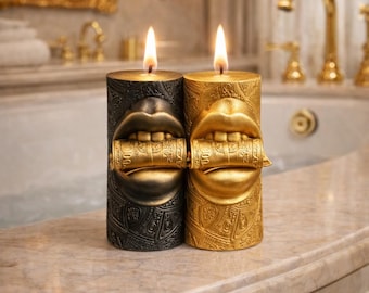 3D Money Candle Silicone Mold, Wealth & Prosperity
