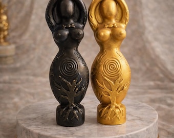 Stampo in silicone 3D per candele, sapone e resina raffigurante la Dea Wicca, stampo per candele fatto a mano raffigurante la Dea, stampo per il Divino Femminile