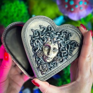 3D Medusa box Silicone mold soap silicone mold Resin silicone mold Cement Silicone mold Quija jewelry box