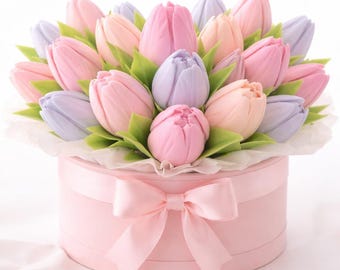 3D Tulip Silicone Mold: Soap, Candle & Resin Crafting