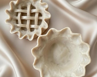 Realistische roostertaart siliconen mal voor kaarsen, zeep en kunsthars