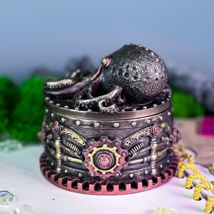 3D Octopus box Silicone mold resin silicone mold cement mold concrete mold jewelry box mold