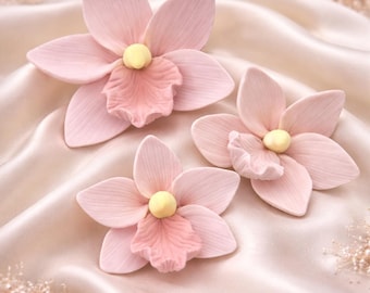 3D Orchid Silicone Mold Set: Soap & Resin Crafting