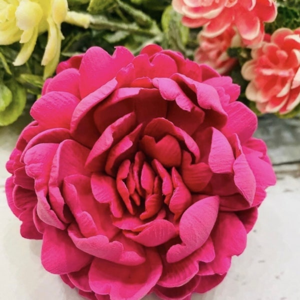 Grande pivoine, moule en silicone, fleur, moule en silicone, savon pivoine, faux savon pivoine, moule en silicone, résine, moule en silicone, artisanat en résine