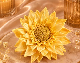 Molde de silicona de girasol: proyectos de jabón y resina