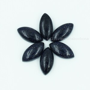 Blue Goldstone, Wholesale Gemstone, Goldstone Cabochon, Marquise Cabochon, sizes 6x12,7x14,8x16,9x18,10x20,11x22,12x24,13x16,14x28,15x30