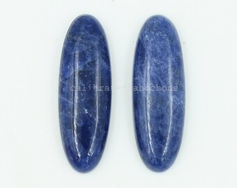 Sodalite Cabochon, Pair Gemstone, Sodalite 10x30 mm Long Oval And Marquise Gemstone, Sodalite Gemstone, Wholesale Gemstone, Sodalite Stones