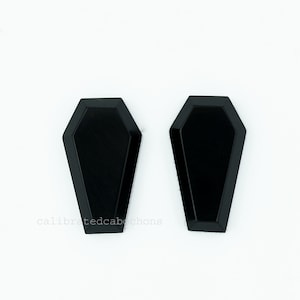Amazing Cut Black Onyx Coffin Shape Gemstone, Pair Gemstone, Wholesale Gemstone, Black Onyx Stone, Loose cabochon, Onyx Cabochon, Coffin Gem