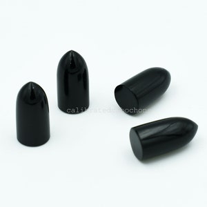 Bullet Gemstone, Wholesale Gemstone, Black Onyx 8x16 mm Bullet Shape Gemstone, Loose Cabochon, bullet gems, Black Onyx Gemstone, Cabochons