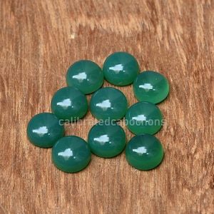 green onyx, round shape flat back cabochon, wholesale gemstone, all size available 5,6,7,8,9,10,11,12,13,14,15,16,17,18,19,20mm, cabochons