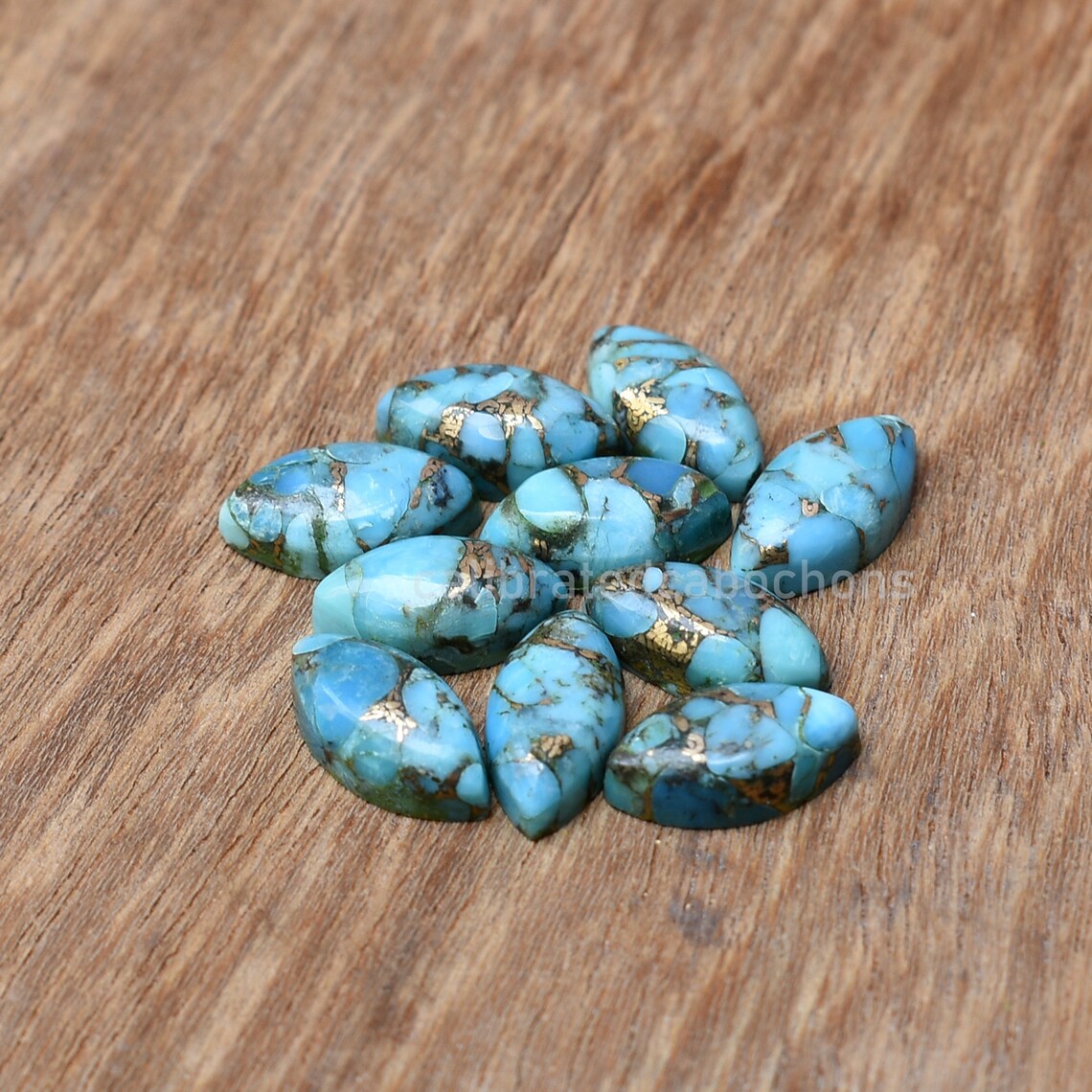 Turquoise Cabochon Loose Cabochon Wholesale Gemstone Blue Etsy