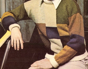 mens vintage pullover