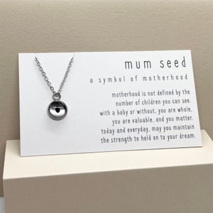 Erinnerungs-Halskette mit Geschenk-Karte