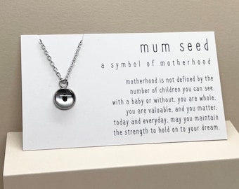 Miscarriage Memorial Necklace with Gift Card
