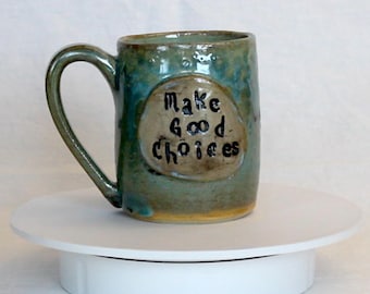 Taza de cerámica esmaltada