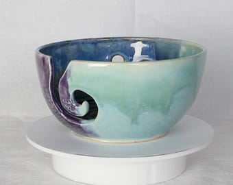 Glazed Ceramic Yarn Bowl