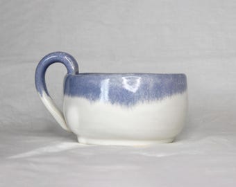 Glazed Ceramic Soup Bowl