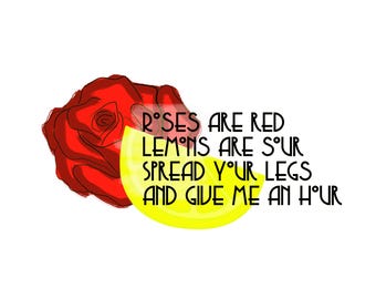 Sour Flower Poem Art Print