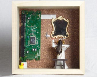 Grasshopper Bathroom Scene