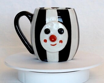Taza de cerámica esmaltada