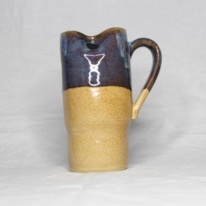 Glazed Ceramic Tumbler with Reuseable Straw