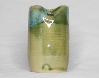 Glazed Ceramic Tumbler with reusable Straw