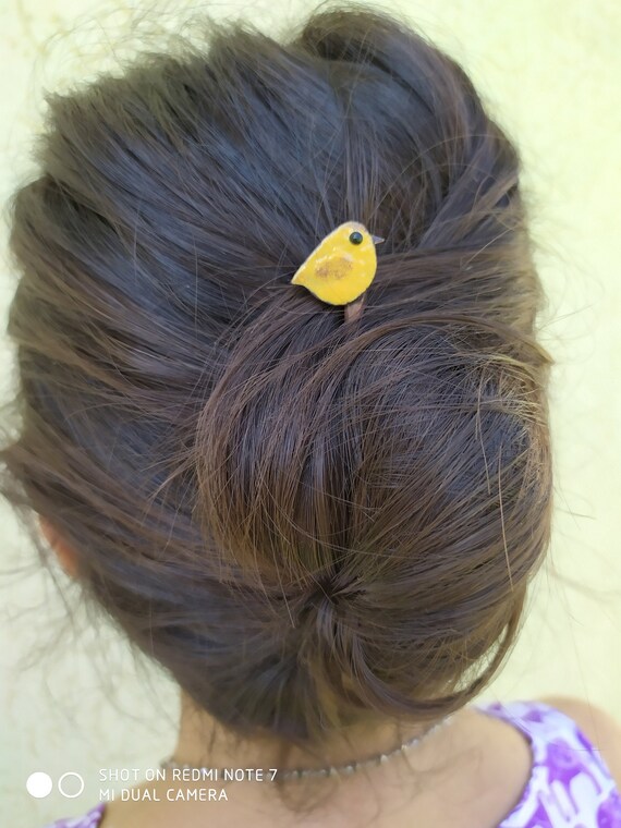 Bird Hair Pin Copper Jewelry Hair Jewelry Copper Hair Pin Etsy
