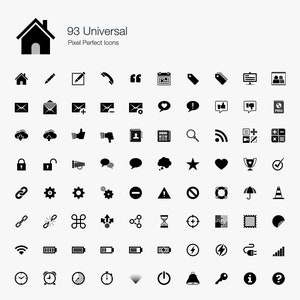 Universal Web Standard Basic Icons Symbol Sign Pictogram Vector EPS PNG SVG. Web icons. Basic Standard Icons svg. Common icons. Simple icon image 1