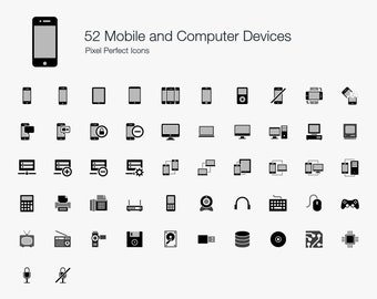 Phone Pictogram Etsy