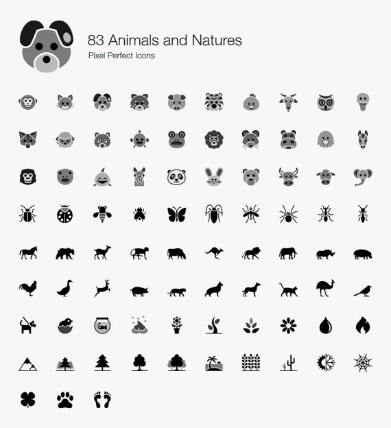 icons + animals = — ✦ *・ﾟ