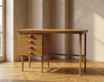 Vintage Mid-Century Ladies Desk by Hikor, Czechoslovakia, 1980s, 110 × 45 × 75 cm
