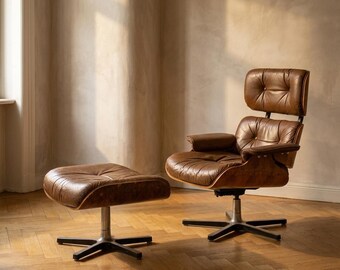 Lounge Chair and Ottoman Mid Century Northfield Metal Products 1960s Canada