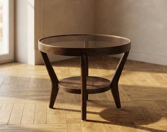 Coffee Table By Karel Kozelka & Antonín Kropáček for Interier Praha, 1940s, Czechoslovakia, 73 × 57 cm
