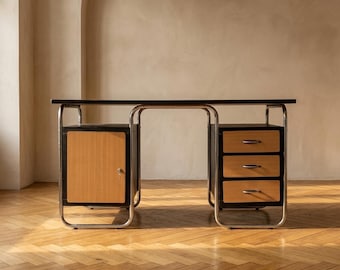 Desk, Bauhaus Style, Torck, 1950s, Belgium